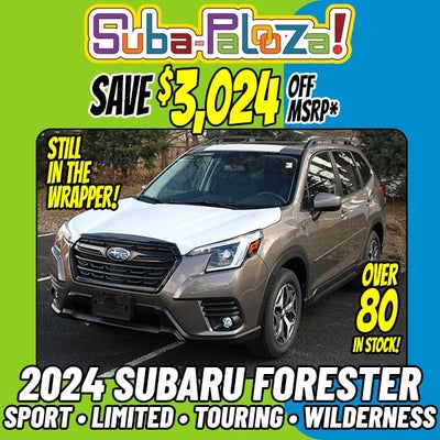 $3,024 OFF MSRP on Select New In-Stock 2024 Subaru Foresters!*