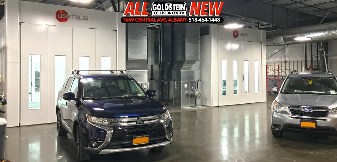 Photo of Goldstein Collision Center car paint shop