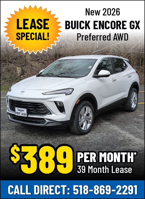 Lease a New 2026 Buick Encore GX Preferred AWD for Only $389 Per Month!*