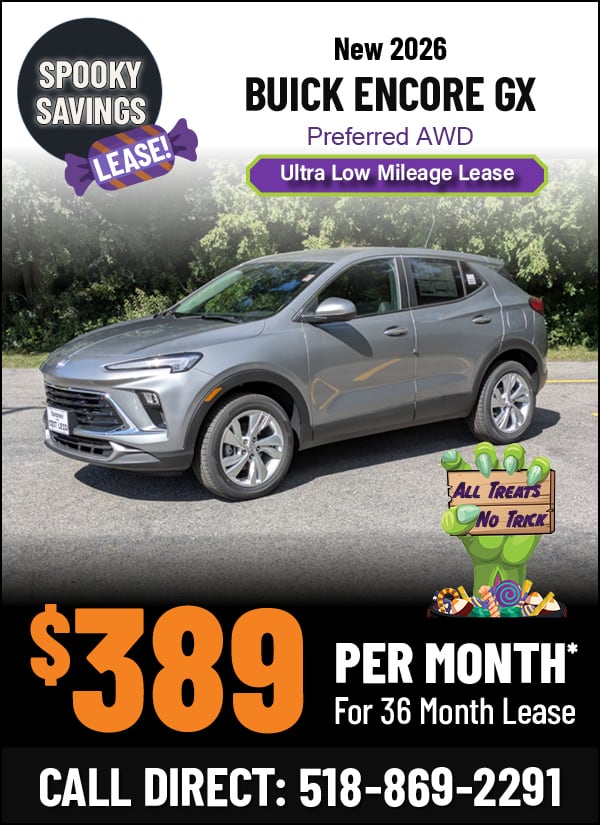 Lease a New 2026 Buick Encore GX Preferred AWD for Only $389 Per Month*