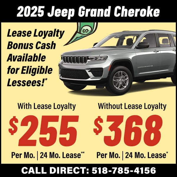 Lease a New 2025 Jeep Grand Cherokee Laredo X 4x4 for Only $368 Per ...