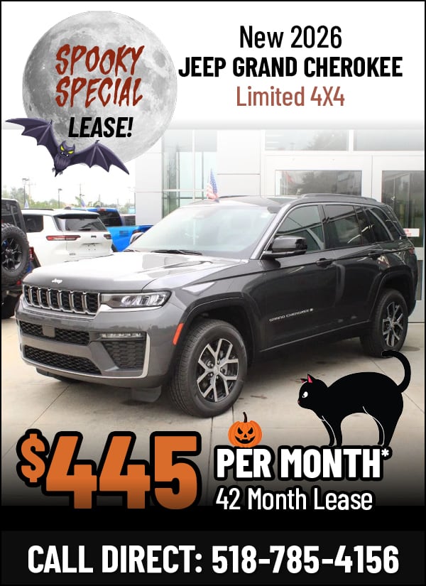 Lease a New 2026 Jeep Grand Cherokee Limited 4x4 for Only $445 Per Month!*