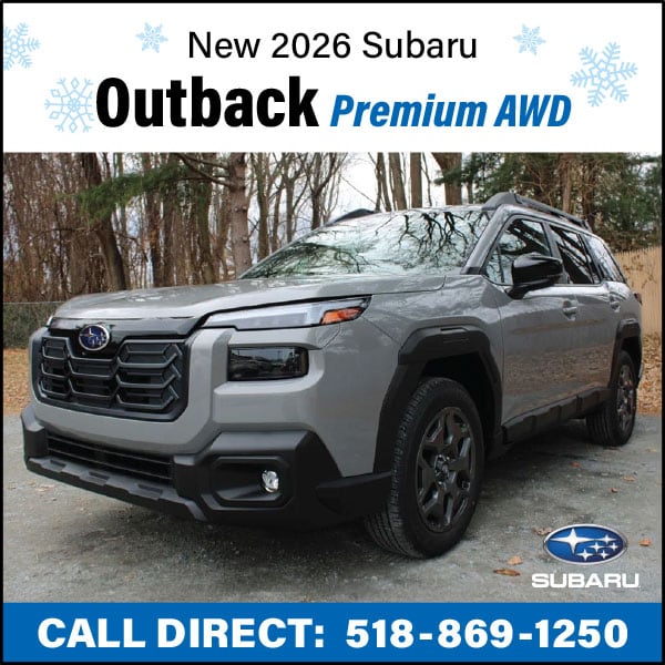 Only $449 Per Month to Lease a New 2026 Subaru Outback Premium AWD!*