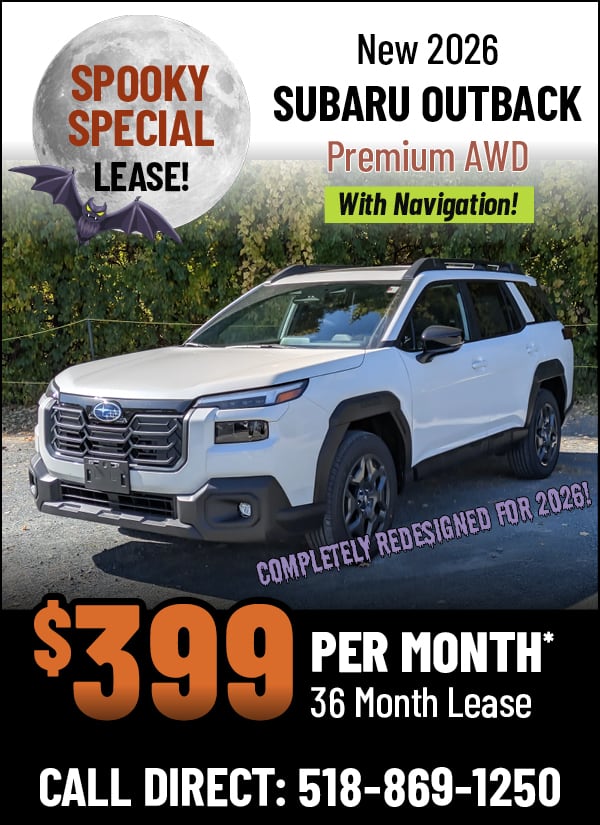 Lease a New 2026 Subaru Outback Premium AWD for Only $399 Per Month!*