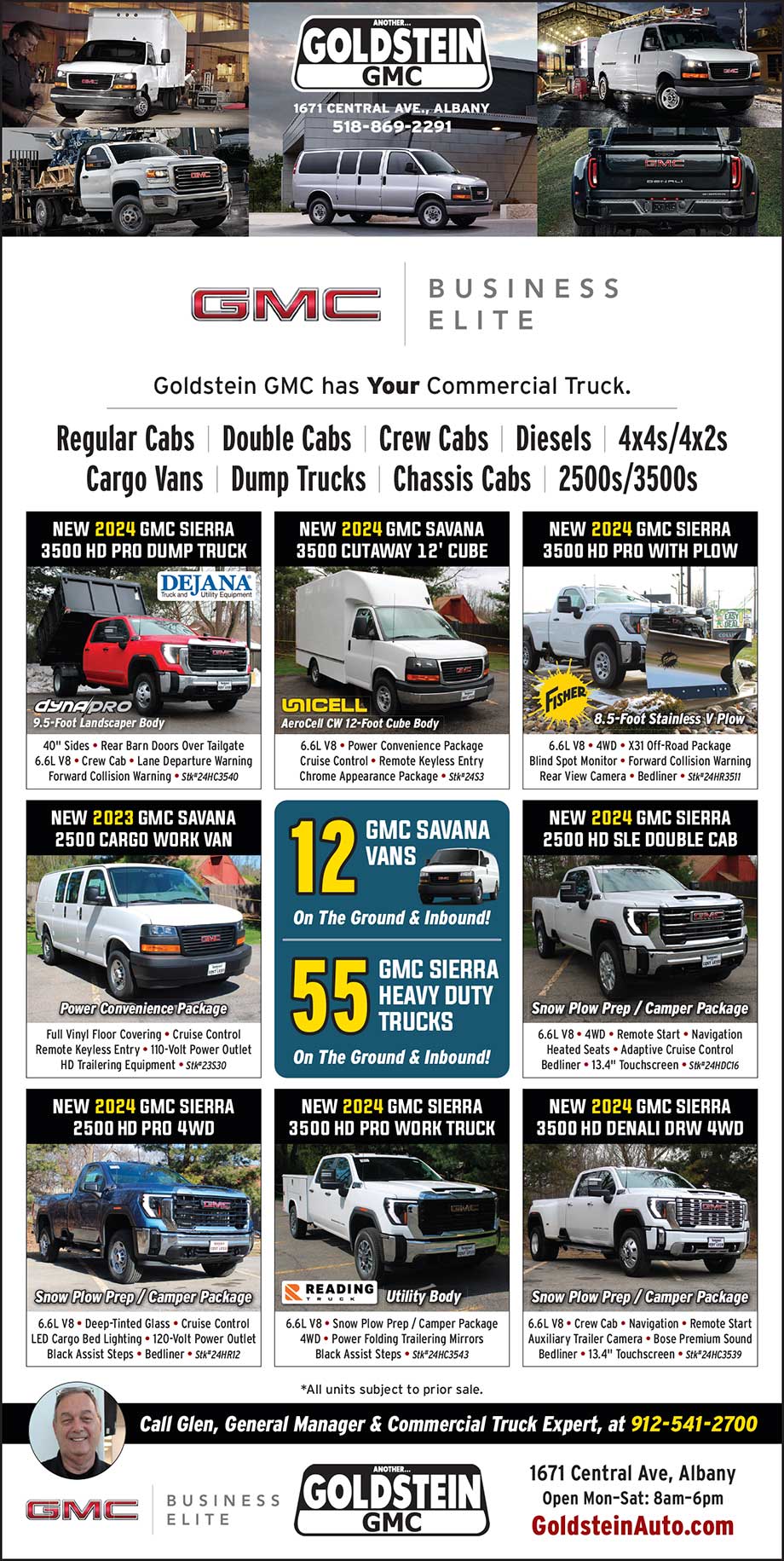 Goldstein Buick GMC of Albany, NY Business Elite Newspaper Specials